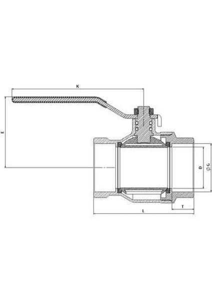 4''lük Küresel Vana Tam Geçişli PN16 modelleri