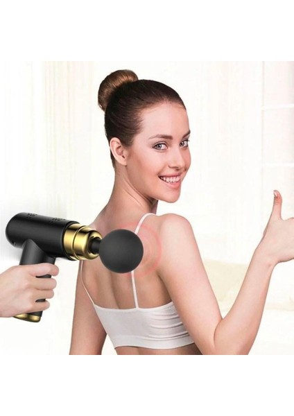 4 Başlıklı USB Şarj Olabilen Masaj Tabancası, Kademeli Masaj Aleti Sessiz Masaj Aleti modelleri