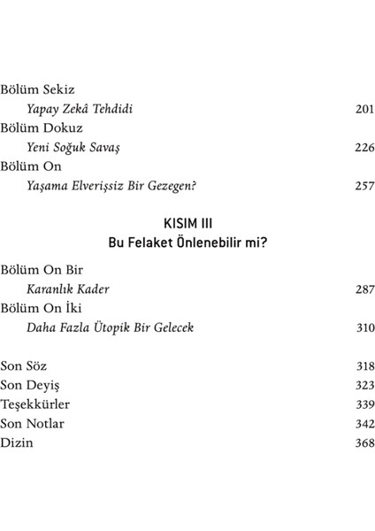 Mega Tehditler – Nouriel Roubini modelleri