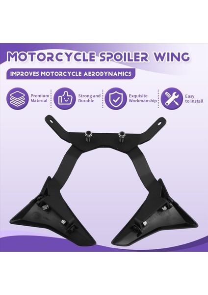 Honda Için Motosiklet CB750 Hornet Cb 750 Hornet 2023 2024 Ön Spoiler Wing Frontal Winglet Aerodinamik Deflektör (Yurt Dışından) fırsatları