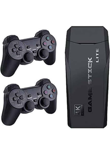 Game Stick El Atarisi 2.4g Kablosuz Çift Kol Oyunlar 4K Game Stick 3500 Oyunlu Atari Uyumlu modelleri