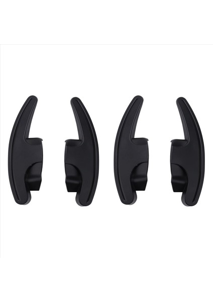 4pcs Araba Direksiyon Simidi Kürek Kürek Bıçağı Vites Değiştiren Tekerlek Vites Değiştirici Araba Stili Golf Için Uygun 5/polo Siyahı (Yurt Dışından)