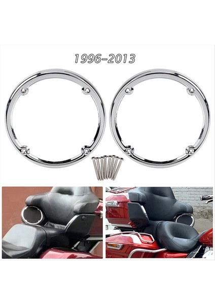 Harley Electra Street Glide Classic Flhtc Için Chrome Arka Tur-Pak Hoparlör Trim (Yurt Dışından) modelleri
