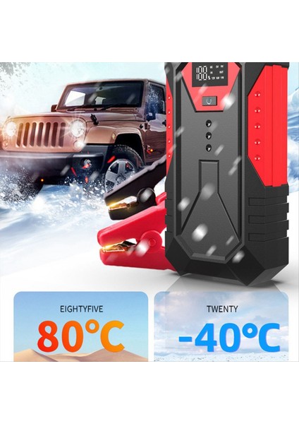 12V Araba Atlama Başlangıç Gücü Bankası Taşınabilir 600A Araç Pil Boto Farklı Chargarting Cihaz Otomatik Acil Durum Açma Aydınlatma (Yurt Dışından) fiyatları