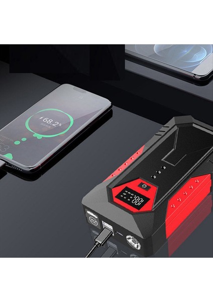 12V Araba Atlama Başlangıç Gücü Bankası Taşınabilir 600A Araç Pil Boto Farklı Chargarting Cihaz Otomatik Acil Durum Açma Aydınlatma (Yurt Dışından) indirimleri