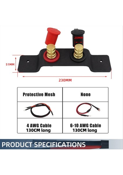 Universal Pil Atlama Post Başlangıç Jumpstart Uzak Pil Terminalleri Jumper Post Pil Şarj Postası (Yurt Dışından) fiyatları