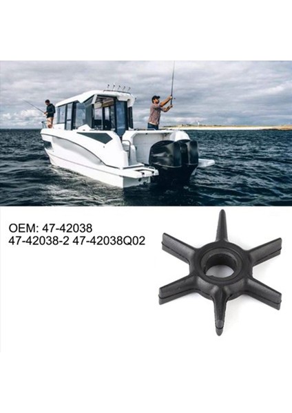 2x 47-42038 Dışarıda Su Pompası Pervane Merkür Dıştan Takma Motor 47-42038-2 47-42038Q02 (Yurt Dışından) fırsatları