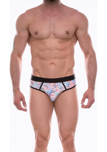 Erkek Desenli Jockstrap Çamaşır