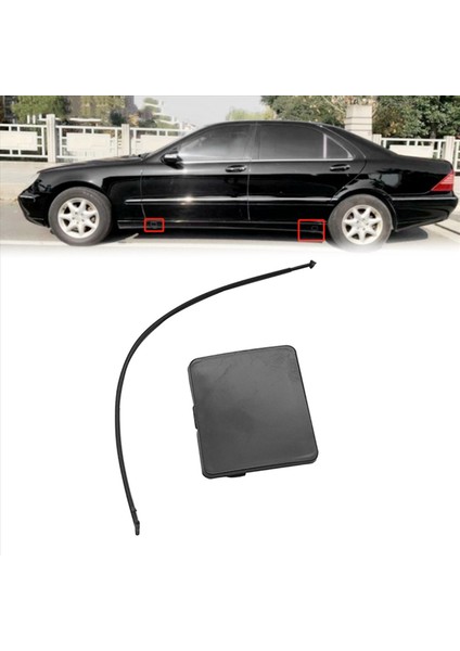 2x Yan Etek Jak Deliği Kapağı Tampon Kapağı 1406980330 Mercedes Benz S-Serisi W140 W220 2000-2006 (Yurt Dışından) modelleri