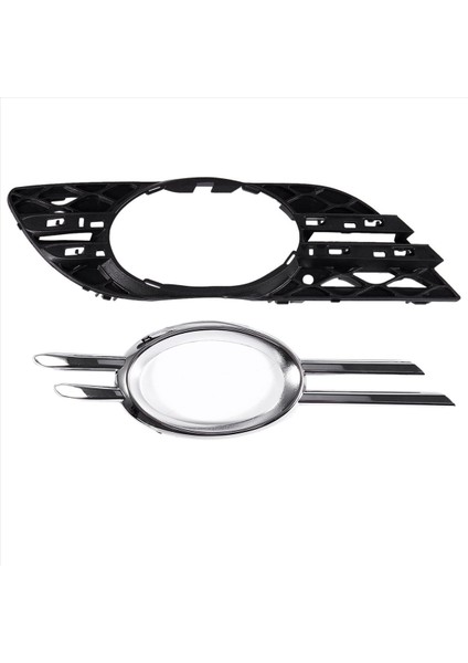 8pcs Ön Tampon Sis Lambası Krom Izgara Kapak Mercedes-Benz Için Sağda Sol Solda (Yurt Dışından) fiyatları