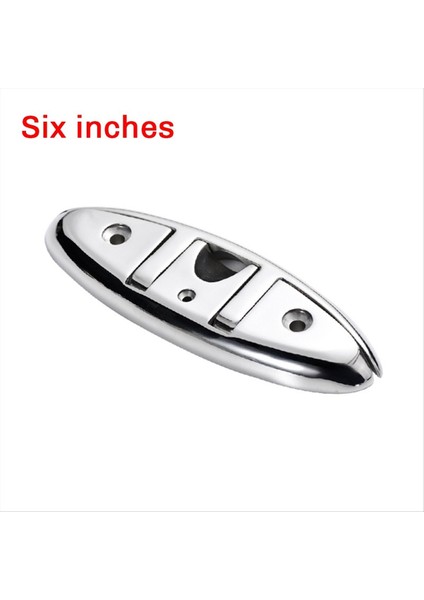 4pcs 6inch Paslanmaz Çelik Kepçesi Deniz Katlanabilir Tekne Kepçeleri Katlanır Güverte Demirleme Kepçesi Sifon Montajı Monte Tekne Yatları (Yurt Dışından)