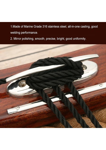 4pcs 6inch Paslanmaz Çelik Kepçesi Deniz Katlanabilir Tekne Kepçeleri Katlanır Güverte Demirleme Kepçesi Sifon Montajı Monte Tekne Yatları (Yurt Dışından) modelleri