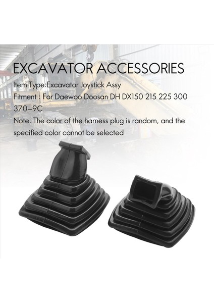 4pcs L+R 3 Düğmeler Ekskavatör Joystick Daewoo Doosan Dh DX150 215 225 300 370-9C Için Toz Kapağı ile Tutamaç Dişli Dişliler (Yurt Dışından) modelleri