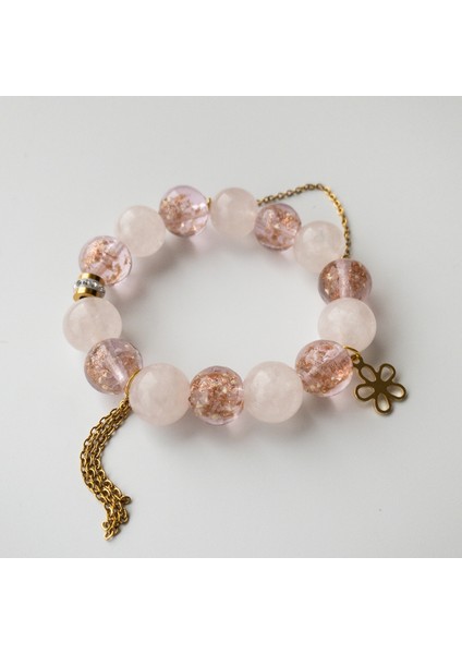 Min – Pembe Kuvars Bileklik