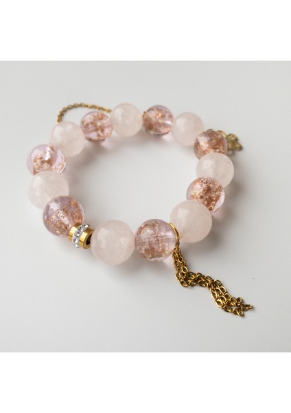 Min – Pembe Kuvars Bileklik fiyatları