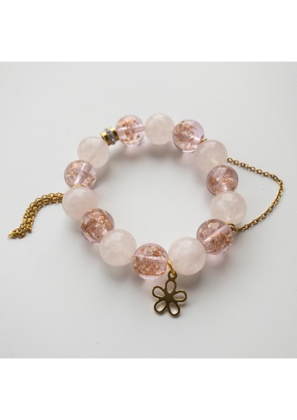 Min – Pembe Kuvars Bileklik modelleri