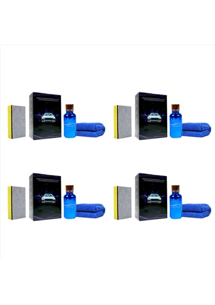 4x Araba Styling 9h Araba Süper Hidrofobik Cam Kaplama Araç Sıvı Seramik Ceket Motosiklet Otomatik Boya Bakımı Cam Kapsosu (Yurt Dışından)