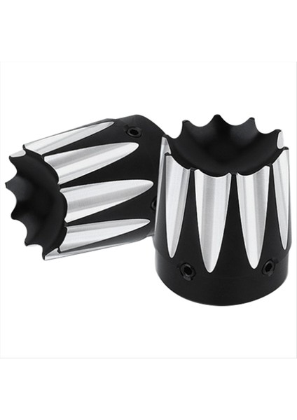 Harley Touring Road King 86-16 Için 4 Inç Egzersiz Soğutucu Baş Kapak Borusu Yuvalı Ön Aks Kapağı (Yurt Dışından)