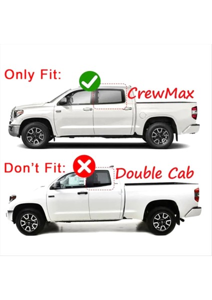 Tundra Crew Için Sol ve Sağ Çatı Damlama Kalıplama Max 2007-2021 75552-0C060 75551-0C060 (Yurt Dışından) fiyatları
