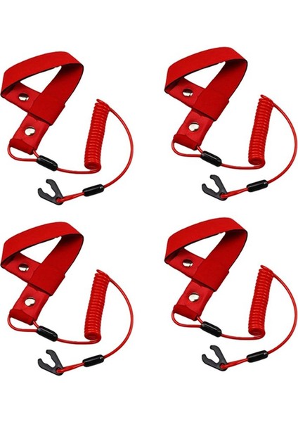 4x Durdur Güvenlik Kradard Gidon Anahtarına Uyuyor Anahtar Yüzen Acil Durum Flameout Halat Tüm Yamaha Jet Ski (Yurt Dışından)