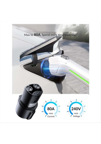J1772 Tesla Şarj Cihazı Aksesuarları Için Tesla Şarj Adaptörü [max 80A 240V] Telsa Nacs Adaptörü Kullanımı Kolay (Yurt Dışından) modelleri