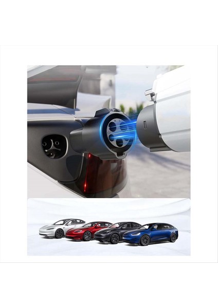 J1772 Tesla Şarj Cihazı Aksesuarları Için Tesla Şarj Adaptörü [max 80A 240V] Telsa Nacs Adaptörü Kullanımı Kolay (Yurt Dışından) fırsatları