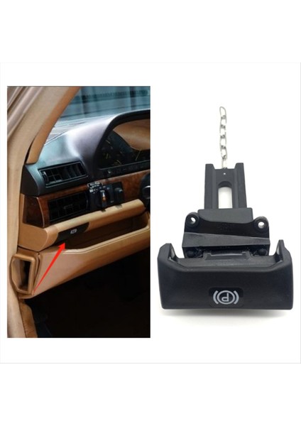 Araba Handbrake Park Freni Serbest Bırakma Kolu Montajı 1264201285 1264200177 Mercedes-Benz Için W126 1979-1991 Lhd (Yurt Dışından) modelleri