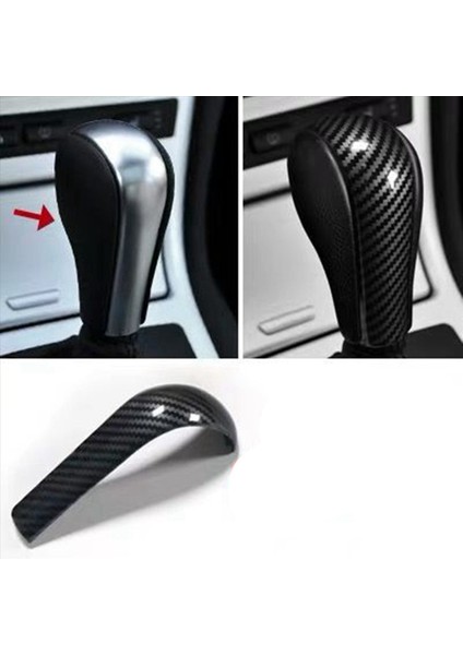 2x Karbon Fiber Kaydırma Kolu Kapağı Için Bmw 5 Serisi E60 X3 E83 6 Serisi E63 X5 E53 (Yurt Dışından) fırsatları