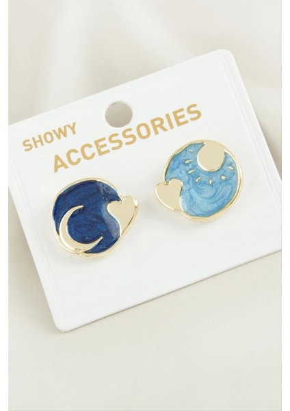 Ieg Hilal Güneş Mineli Trend Küpe