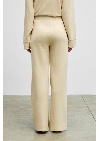 ZEHRULS Kadın Yumuşak Ve Esnek Kumaşlı Kordonlu Vizon Eşofman Altı indirimleri