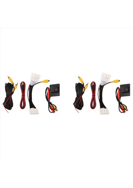 Mazda 2 / Demio Hatchback (Dj) 2014-2021 Uyumlu Fabrika Ekran Kablosu Için 2x Arka Görünüm Kamera Park Yardım Kamerası (Yurt Dışından)