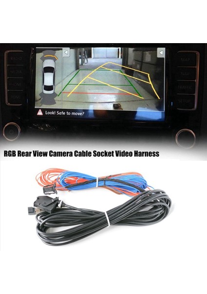 2x RCD510 RNS510 RNS315 Rgb Rgb Arka Görünüm Kamera Kablo Kablo Teline Vw Passat Jette Golf (Yurt Dışından) fiyatları