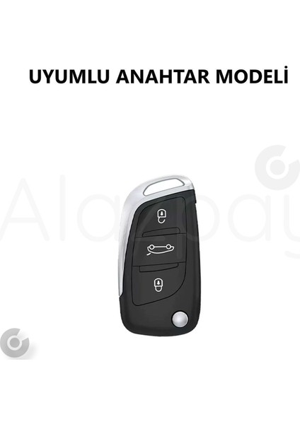 Peugeot 107 207 307 407 308 408 3008 5008 Citroen C3 C4 C5 Ds Parlak Tpu Anahtar Kılıfı (1 Adet) fiyatları