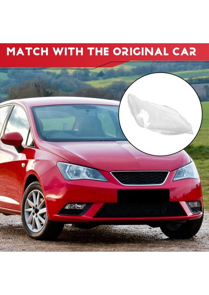 Seat Ibiza 2012-2017 Araba Far Kapağı Lens Far Kabuğu Pleksiglas Lamba Gölgesi Şeffaf Abajur Ön Sağ (Yurt Dışından) indirimleri