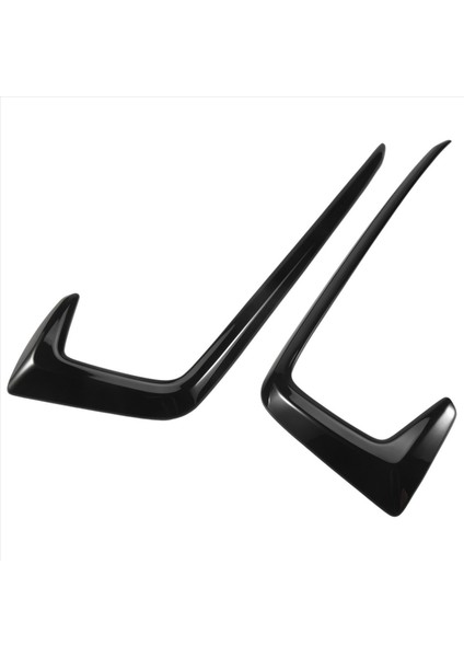 2pcs Parlak Siyah Dış Ön Sis Işık Lambası Kapağı Döşeme Honda Civic Uygun 2019-2020 (Yurt Dışından) fiyatları