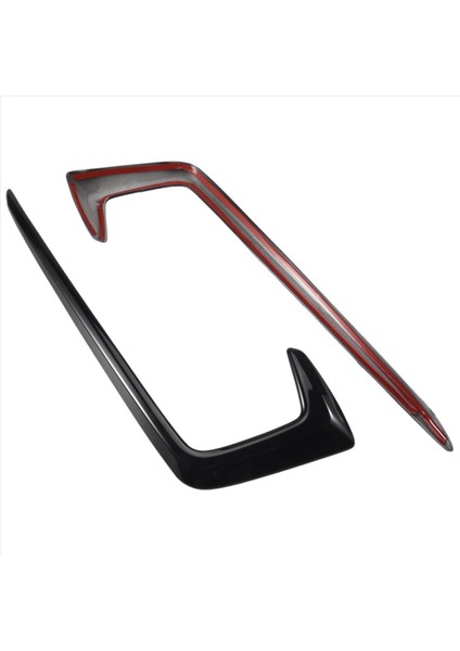 2pcs Parlak Siyah Dış Ön Sis Işık Lambası Kapağı Döşeme Honda Civic Uygun 2019-2020 (Yurt Dışından) fırsatları