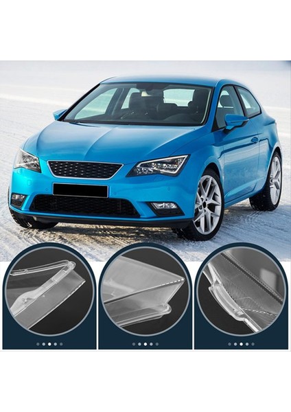 Araba Far Kapağı Lens Far Kabuk Lambası Gölge Koltuk Leon Için Şeffaf Abajur 2013-2018 Ön Sol Sol (Yurt Dışından) fiyatları