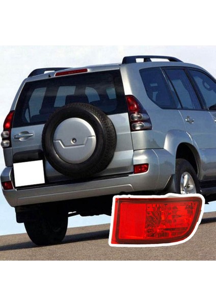 Arka Tampon Reflektörleri Işıklar Toyota Land Cruiser Prado 120 Kuyruk Lambası 2002-2009 Için Ampul Yok Arka Işık Kuyruğu Işık Kabuğu Yok (Yurt Dışından) modelleri