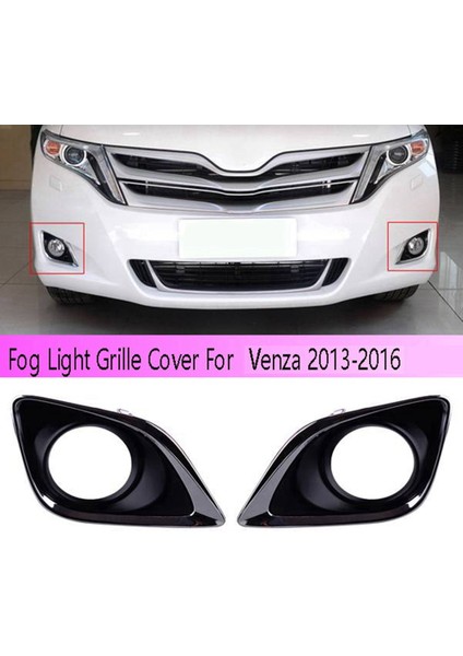 2pcs Araba Ön Tampon Sis Izgarası Izgara Kapak Toyota Venza 2013-2016 Için Sis Işık Kapağı Döşeme (Yurt Dışından) fiyatları