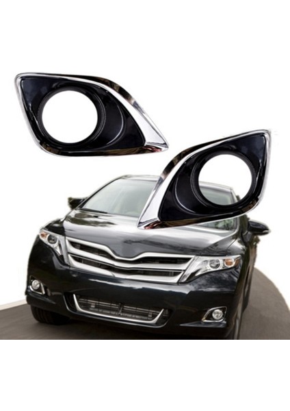 2pcs Araba Ön Tampon Sis Izgarası Izgara Kapak Toyota Venza 2013-2016 Için Sis Işık Kapağı Döşeme (Yurt Dışından) fırsatları