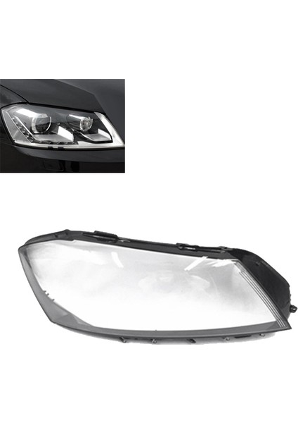 Araba Ön Far Baş Lambası Lens Passat B7 2012 2012 2013 2014 2015 Kapak Kabuğu Abajur (Yurt Dışından)