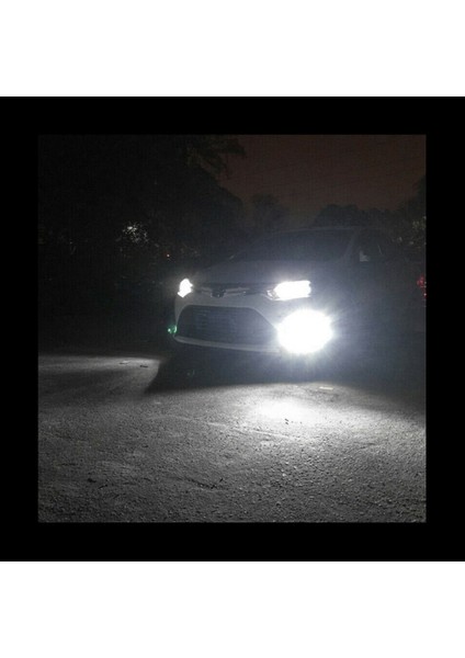 4x H3 Süper Parlak Far Kiti 100W 10000LM Sis Drl Buluşlar 6000K Beyaz (Yurt Dışından)