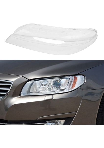 2x Araç Ön Far Kapağı Şeffaf Abajur Far Kapağı Kabuk Maske Lensi Volvo S80 S80L 2008-2015 (Yurt Dışından) fırsatları
