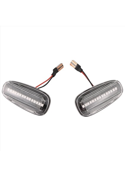 2pcs Araba Yan Işaretçi Işık LED Turn Sinyal Gösterge Lambası Opel Zafira A 99-05 Astra G 98-09 Beyaz (Yurt Dışından) modelleri