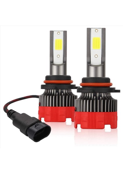 2x 9006 LED Far Ampulleri 6000K Hb4 Hı/düşük Işın 55W 8000 Lümen Sis Lambası Parlak Dob Kit 2 Lambalar 360 ° Dönüş (Yurt Dışından) modelleri