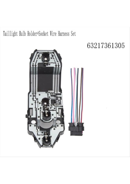 63217361305 Sol/sağ Arka Lamba Ampul Tutucusu+Soket Kablo Demeti Bmw Mini Cooper F55 F56 F57 Için Set (Yurt Dışından) modelleri