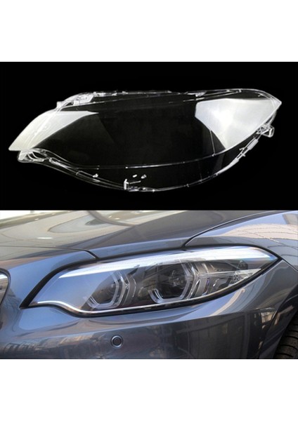 Bmw F22 2 Serisi Coupe 2014-2020 Kafa Kabuğu Şeffaf Far Kapağı Far Lens (Yurt Dışından) modelleri