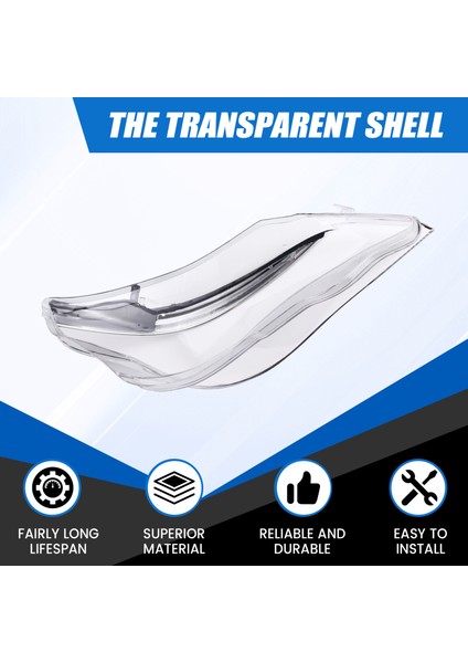 Araba Far Cam Lens Bmw E60 E60LCI Şeffaf Far Abajur Kap (Yurt Dışından) fırsatları