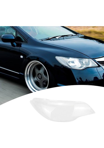 2x Araç Ön Sağ Far Şeffaf Lens Lambası Gölge Kapağı 2006 2007 2008 Honda Civic Fd (Yurt Dışından) fırsatları