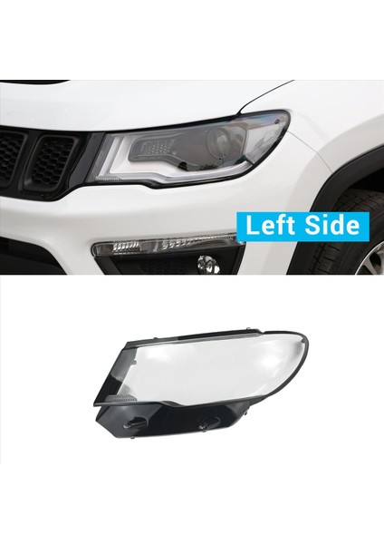 Sol Araba Far Lens Kapağı Kafası Işık Lambası Abajur Jeep Compass 2017 2018 2019 Için Şeffaf Ön Işık Kabuğu (Yurt Dışından) indirimleri